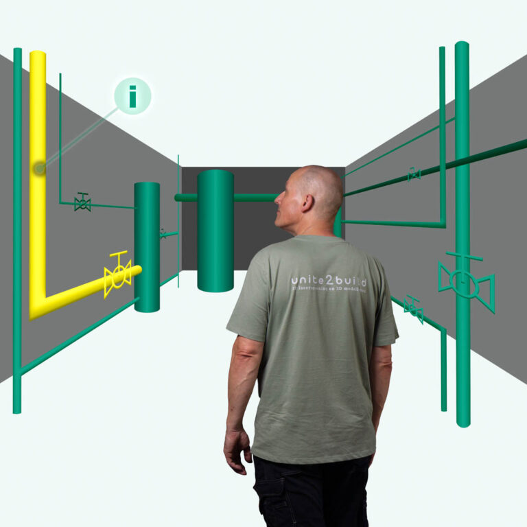 U2B, as-built 3d modellen